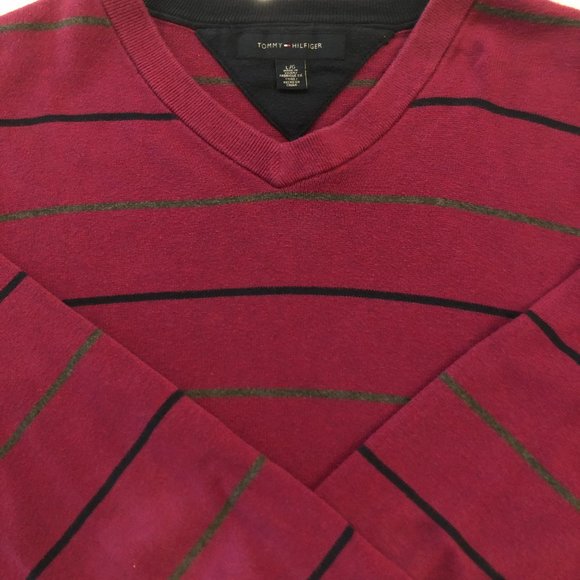 Men's V-Neck Tommy Hilfiger Sweater - Picture 4 of 4